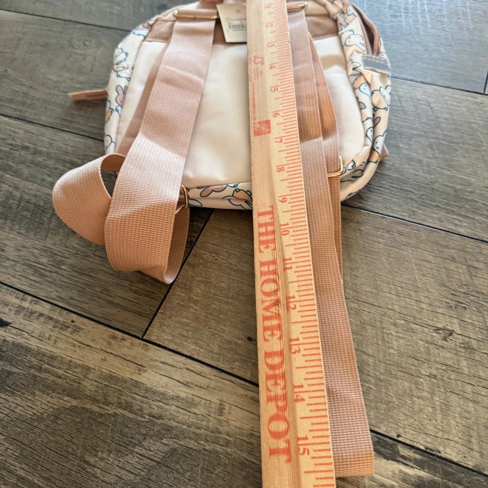 Miffy Bunny Mini Backpack All Over Print Cream Tan Small Rucksack New NWT